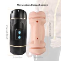 Juicy Lamour 0,71 kg 2-in-1 Vibrierender Oral- und Vaginal-Masturbator für Männer Blowjob-Maschine Sexspielzeug für Männer