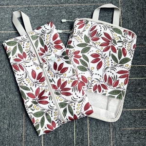 Ensemble de 4 cubes de compression de voyage imprimés, imperméables et légers pour bagages et sacs à dos - Product Image 6