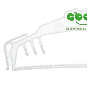 <span class=keywords><strong>Promo</strong></span> Cintres multifonctionnels transparents en plastique avec logo personnalisé pour manteaux, jupes, pantalons, jeans, costumes pour enfants - Product Image 4