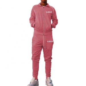 Conjunto Deportivo de 2 Piezas con Cremallera y Franjas Reflectantes de Nailon Personalizadas - Product Image 4