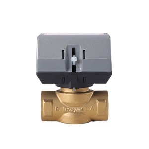 Vanne électrique bidirectionnelle Honeywell VN4013, compatible avec la vanne de commande, vanne électrique à trois lignes, vanne de commande unique, vanne de ventilo-convecteur, vanne à trois voies - Product Image 1