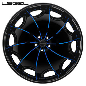 LSGZL定制5x120 5x114.3 16-24英寸运动铝合金轮圈2件式锻造新状态 - Product Image 3