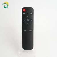 Remote Control Pengganti IR RF Berkualitas Tinggi 10 Tombol Warna Hitam untuk Android TV Box & Proyektor Jangkauan 10m