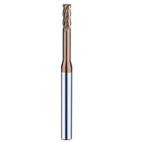Fraise à rainurer profonde en carbure micro-granulaire, col extra long, petit diamètre 0,2-0,9 mm, mini-fraiseuse CNC de précision