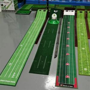 Tapete de Golf Profesional con Retorno Automático de Pelotas, Portátil, para Interiores/Exteriores, 1/2 Hoyos, Equipo de Entrenamiento para Práctica, para Principiantes - Product Image 3