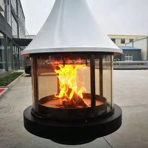 Chimenea Suspendida <span class=keywords><strong>de</strong></span> Acero Modelo Italiano <span class=keywords><strong>de</strong></span> Diseño Moderno Warmfire, <span class=keywords><strong>de</strong></span> Alta Calidad, 7.5kw, Estufa <span class=keywords><strong>de</strong></span> <span class=keywords><strong>Leña</strong></span> para Interiores, Negra, 3 Años <span class=keywords><strong>de</strong></span> Garantía, para Viviendas - Product Image 4