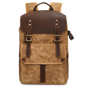 กระเป๋ากล้องดิจิตอล SLR ความจุขนาดใหญ่ ดีไซน์ผ้าแคนวาส ซิปกันน้ำ ไนลอน โพลีเอสเตอร์ สำหรับกิจกรรมกลางแจ้ง - Product Image 6