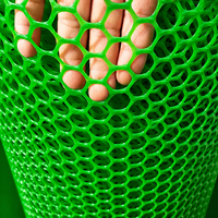 Filet en plastique extrudé, rouleau de maille en plastique HDPE pour clôture de jardin et enclos à volailles, anti-oiseaux