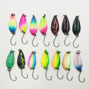 Alpha 3g 30mm Cuillère de pêche <span class=keywords><strong>en</strong></span> métal cuivre avec hameçon coré<span class=keywords><strong>en</strong></span> pour <span class=keywords><strong>la</strong></span> pêche sur glace <span class=keywords><strong>en</strong></span> <span class=keywords><strong>hiver</strong></span> dans les rivières, les lacs et les cours d'eau - Product Image 3