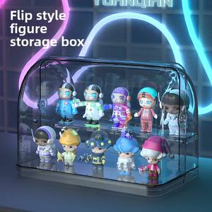 Vitrina de Exhibición Apilable con Tapa Abatible, Caja Transparente de PET para Muñecas y Figuras de Acción, a Prueba de Polvo, Personalizable - Product Image 4