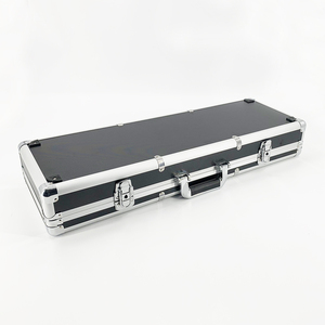 High Quality Aluminium Long Tool Case Outdoors Luggage Fishing Bag Gun Case Box Toolbox Suitcase with Foam Lining