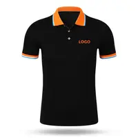Polo de golf 100% coton pour hommes, uniforme personnalisé de haute qualité avec logo imprimé brodé