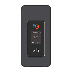 Router Wireless Portatile 5G Mifi con Schermo LCD e Slot per Scheda SIM, Router Mobile Wireless WiFi 6, Hotspot 5G Tascabile Mini Wifi - Product Image 1