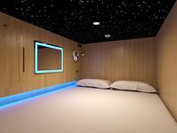 WE Haute Qualité Japonais Horizontal Étoile Top Capsule Lit Dormir Lit Superposé Pod pour Hôtel
