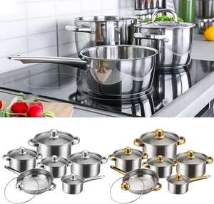 Juego de Utensilios de Cocina Antiadherentes de 12 Piezas para Uso Doméstico, Hotelero y Comercial, Ollas para Freír, Olla para Caldos, Cacerola para Guisos - Product Image 6