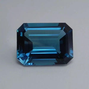 13X18mm Octagon Cut Natural London Blue Topaz "Precio de fábrica al por mayor Piedra preciosa suelta facetada de alta calidad" Por quilate | Topacio - Product Image 4