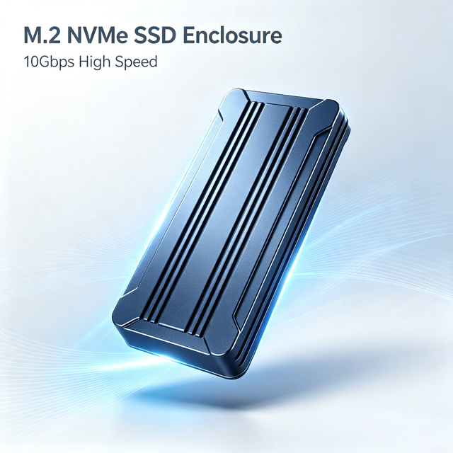 ITGZ 40Gbps USB4 M.2 SSD Enclosure ASM2464PD Aluminum External Box with 30cm Thunderbolt 4 Cable
