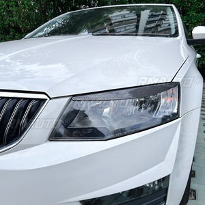 Pour Skoda Octavia MK3 2015-2017, yeux de phare, sourcils de phare, décoration de phare, garniture de style automobile, accessoires de voiture - Product Image 5