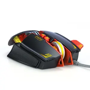Souris de jeu légère T-Wolf V9, filaire, programmable, avec éclairage respirant, USB - Product Image 2