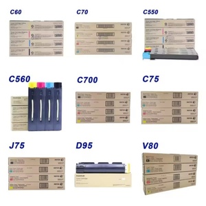 ตลับหมึกแท้สำหรับเครื่องพิมพ์โทนเนอร์ 550 560 C60 C70 C80 J75 700 800 7855 7780 V80 D95 V2100 ยี่ห้อฟูจิฟิล์ม ฟูจิ โทนเนอร์ สี CMKY - Product Image 2
