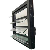 Fenêtres à persiennes en aluminium et verre Meidoor, persiennes amovibles, moustiquaire en acier inoxydable, extérieur, insonorisées