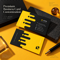 Cartes de visite élégantes personnalisées, papier d'art de qualité supérieure, dorure à chaud, découpe sur mesure, cartes de visite de luxe, vente en gros, fabricant OEM, fournisseur