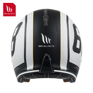 Casques MT LE MANS 2 SV unisexe, casque intégral moderne et populaire, fermeture rapide ABS, certifié CE, équipement de conduite rétro 4 - Product Image 4