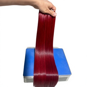AZURA HAIR Extensions de Cheveux Naturels Humains du Vietnam Double Drawn 100% Remy Tissage Machine Double Trame Cheveux Longs - Product Image 1