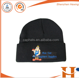 Bán Buôn Cá Nhân Giá Tốt Nhất Thời Trang Ưa Thích <span class=keywords><strong>Binnie</strong></span> Hat Đan Đồng Bằng Unisex Bennie Sáng Màu Cam Mũ Mùa Đông - Product Image 3