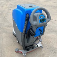 Autolaveuse à haute efficacité avec plateau de brosse de 530 mm de diamètre, machine de nettoyage directe usine pour revêtements de sol en PVC et caoutchouc