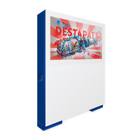 Tótem de parada de autobús de señalización Digital para exteriores con monitor de pantalla WiFi para tiendas minoristas, compras, pantalla TFT LCD Nano táctil de 2"