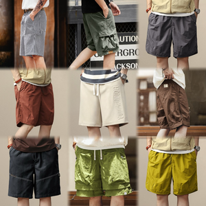 Vente en gros d'articles essentiels de haute qualité pour hommes : Shorts amples de créateur pour la mode urbaine, 100 % coton pur, très demandés - Product Image 2