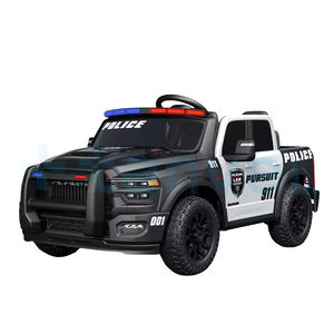 Voiture de police sous licence 2025 RAM 2500 REBEL 2 sièges pour enfants âgés de 3 à 8 ans pour conduire des voitures électriques 24V pour enfants camionnette - Product Image 1
