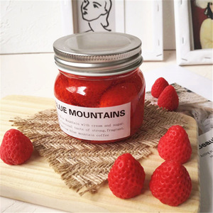 Creative Handmade <b>Jam</b> <b>Jar</b> Scented Candle Fruit Fragrance Soy Wax Home Decor Gift - Product Image 4