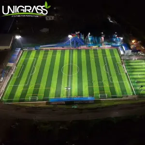 Gazon artificiel vert Olive UNI émeraude pour ballon de Football, aire de foot pour les 5 terrain de jeu