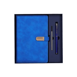 ชุดของขวัญสมุดบันทึกธุรกิจแบบกำหนดเอง สมุดแพลนเนอร์ A5 ขายส่ง สมุดบันทึกโลหะ สมุดบันทึกหรูหราพร้อมปากกา ของขวัญ สมุดเย็บเล่ม SHANQI S--A003 - Product Image 5