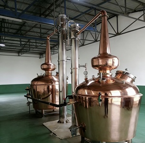 Machine à distiller le whisky <span class=keywords><strong>single</strong></span> <span class=keywords><strong>malt</strong></span> en fût unique, ensemble complet, cuve en cuivre, distillateur électrique en acier inoxydable - Product Image 3