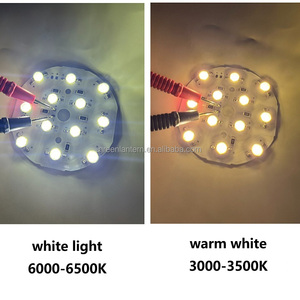 Module LED pré-câblé 5V basse tension haute luminosité, diamètre 48mm 74mm, pour lampe de travail DIY, blanc chaud, carte PCB USB, intensité variable - Product Image 2