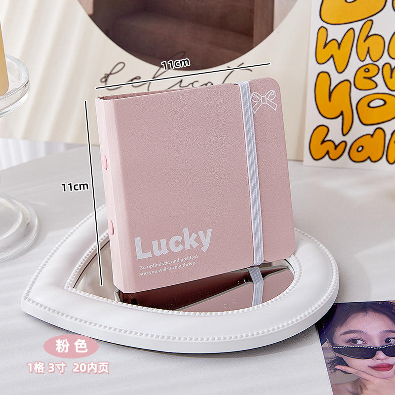 Pink card album [including 20 inner pages]