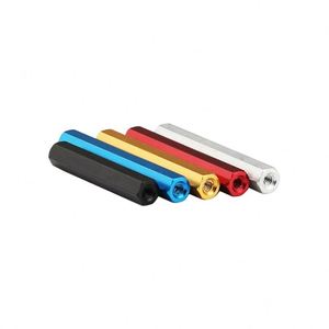 Conector Hexagonal de Aluminio Anodizado, Autoblocante, Totalmente Roscado, Mecanizado por CNC, Columna de Aislamiento, Barra Hexagonal para Modelo de Dron - Product Image 2