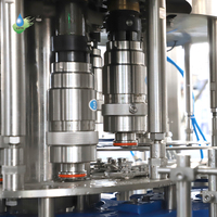 Machine de remplissage automatique de boissons par gravité à haute précision 300ml 500ml 1L 2L pour bouteilles transparentes
