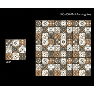 Dalles de parking extérieures robustes 40x40cm 400x400mm, surface mate, revêtement en céramique pour allées et routes - Product Image 1