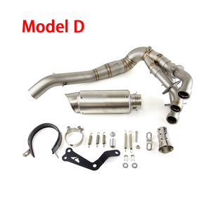 Silenciador delantero de tubo de escape para Yamaha, sistema completo de puntas de silenciador de tubo delantero de escape de Yamaha de 2020-2024, de- - Product Image 5