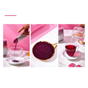 مسحوق الورد الأحمر المزدوج النقي 100٪ صالح للأكل، معالج بدرجة حرارة منخفضة، خالٍ من الغلوتين، نباتي، متاح بالجملة وبعلامة تجارية خاصة - Product Image 5