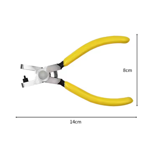 Aiguilles de feutrage en acier professionnelles <span class=keywords><strong>Mini</strong></span> bracelet de montre pince de poinçonnage bricolage cuir perforé sangle boucle artisanat outils métrique - Product Image 5
