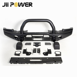 Nouveaux <span class=keywords><strong>accessoires</strong></span> de <span class=keywords><strong>tuning</strong></span> auto 4x4, pare-chocs avant en acier noir de haute qualité avec revêtement en poudre pour JK 2007-2017 - Product Image 2