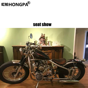 Asiento de motocicleta de cocodrilo, asiento vintage, cojín con Brackt de primavera para Harley <span class=keywords><strong>Cafe</strong></span> Racer - Product Image 6