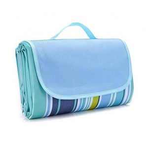 Alfombra de Camping de Acrílico Suave con Impresión Personalizada, Plegable e Impermeable, Manta de Picnic para Exteriores con Bolsillo para Senderismo - Product Image 1