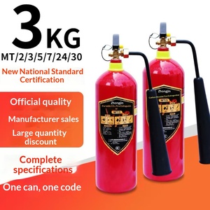 <span class=keywords><strong>Extincteur</strong></span> à dioxyde de carbone 5,8 kg, chariot portable CO2, certifié 3C, rouge, usage construction, garantie 1 an - Product Image 4