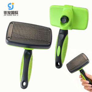 Pettine di Alta Qualità Ecologico per Rimozione Peli di Cani e Gatti in Acciaio Inox e Plastica Strumento per Toelettatura Animali con Funzione Massaggio Multicolore - Product Image 1